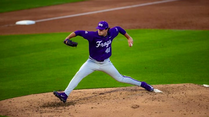 Payton Tolle, former pitcher for TCU Baseball