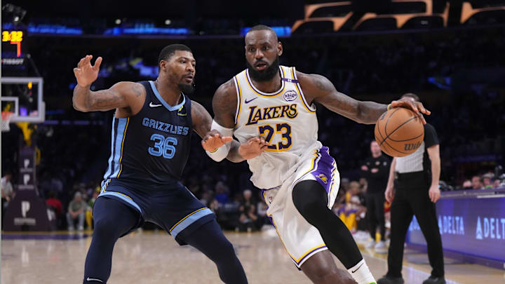 Marcus Smart, LeBron James, Los Angeles Lakers