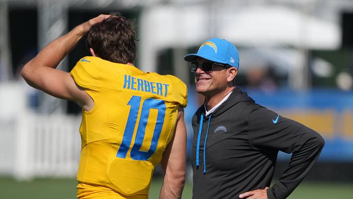 Justin Herbert and Jim Harbaugh have something real. 