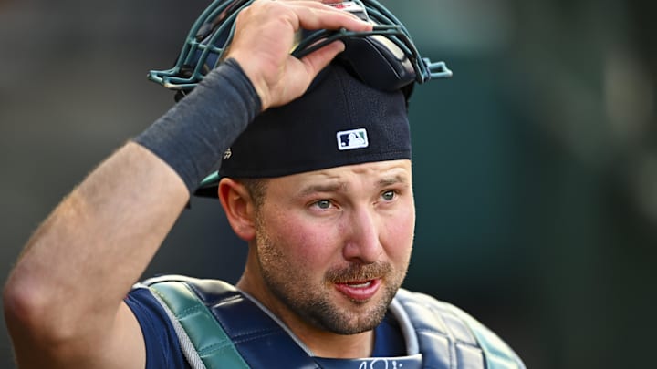 Seattle Mariners catcher Cal Raleigh