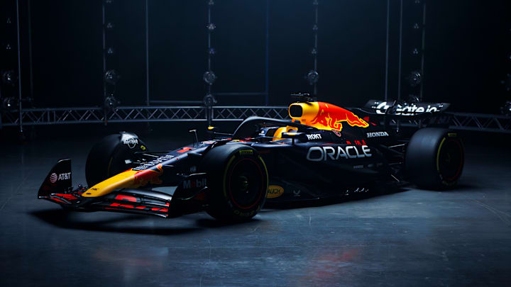 Pictured is Oracle Red Bull Racing’s RB21 - the new car for the 2025 Formula 1 season. Pictured is Oracle Red Bull Racing’s RB21 - the new car for the 2025 Formula 1 season.