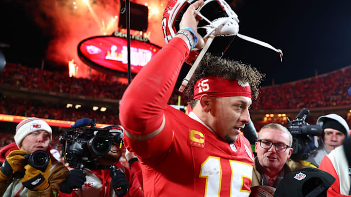 Patrick Mahomes, not wearing a Chicago Bears uniform