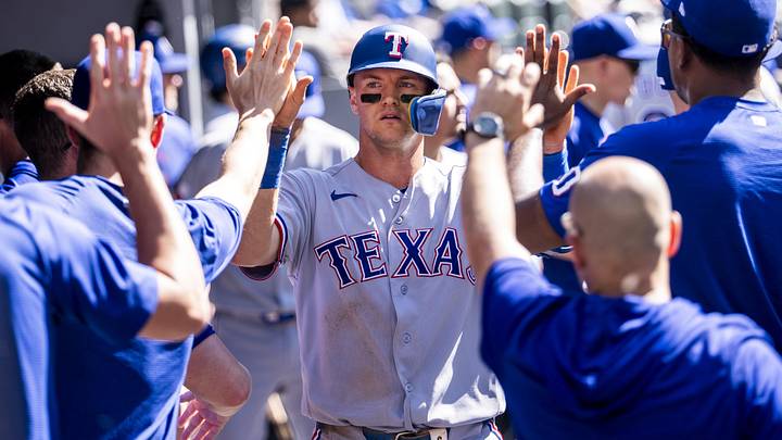 Texas Rangers third baseman Josh Jung.