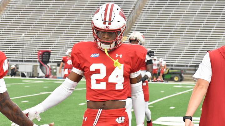 Wisconsin cornerback Jai'mier Scott. 