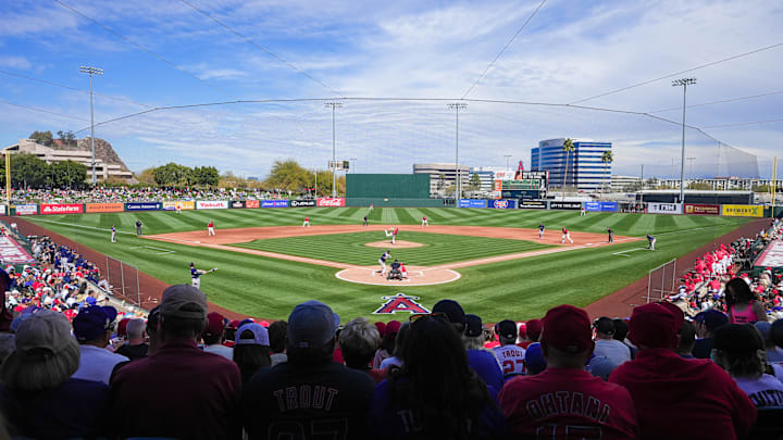 United States v Los Angeles Angels at Tempe Diablo Stadium in Tempe, AZ