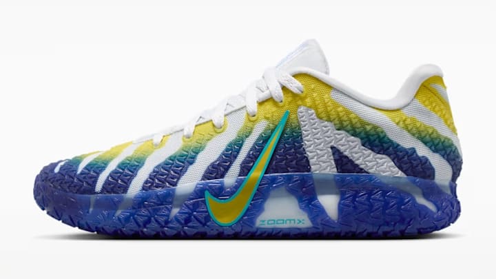 The Nike Ja 3 "Murray State" colorway.