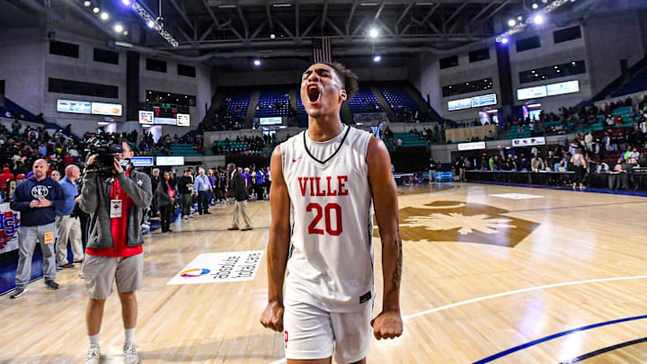 South Carolina basketball commitment Hayden Assemian after winning a state championship