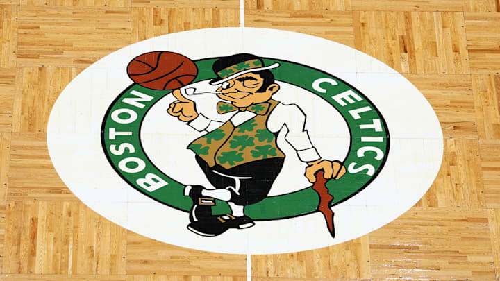 Apr 3, 2022; Boston, Massachusetts, USA; The Boston Celtics logo is seen on the parquet floor at center court before the game between the Boston Celtics and the Washington Wizards at TD Garden. Mandatory Credit: Winslow Townson-Imagn Images Apr 3, 2022; Boston, Massachusetts, USA; The Boston Celtics logo is seen on the parquet floor at center court before the game between the Boston Celtics and the Washington Wizards at TD Garden. Mandatory Credit: Winslow Townson-Imagn Images