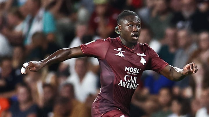 Kévin N'Doram lors du match nul 2-2 contre l'OM