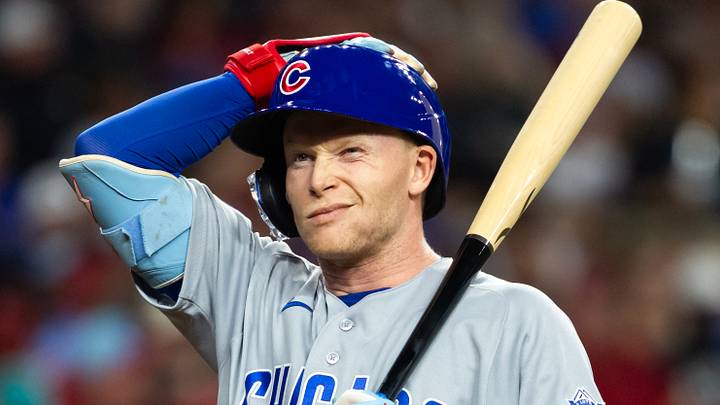 Aug 25, 2026; Phoenix, Arizona, USA; Chicago Cubs outfielder Pete Crow-Armstrong against the Arizona Diamondbacks at Chase Field. Mandatory Credit: Mark J. Rebilas-Imagn Images Aug 25, 2026; Phoenix, Arizona, USA; Chicago Cubs outfielder Pete Crow-Armstrong against the Arizona Diamondbacks at Chase Field. Mandatory Credit: Mark J. Rebilas-Imagn Images