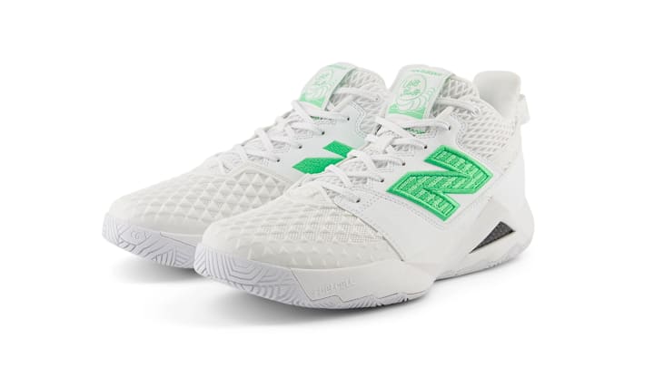 Coco Gauff's New Balance tennis shoes have dropped in Wimbledon-inspired colorways.