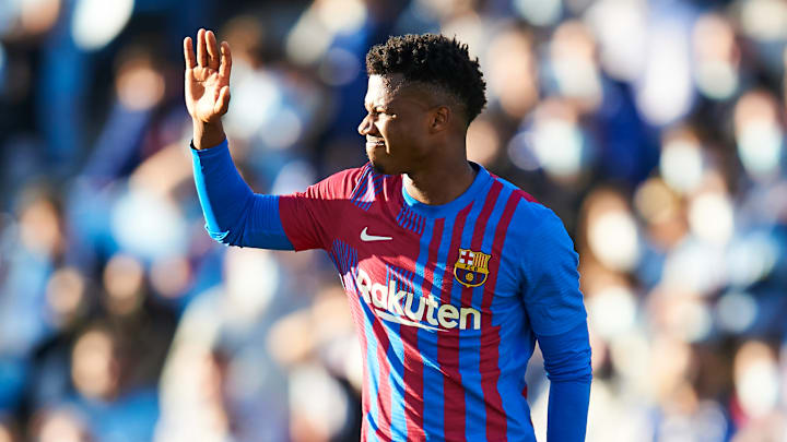 Ansu Fati continúa con su proceso de recuperación