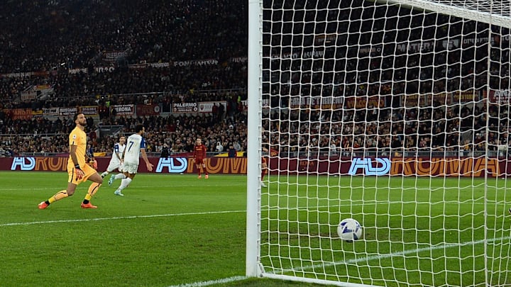 Il momento del gol di Felipe Anderson