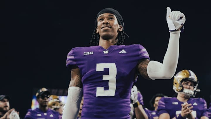 Jordan Shaw celebrates a win over Northwestern. 