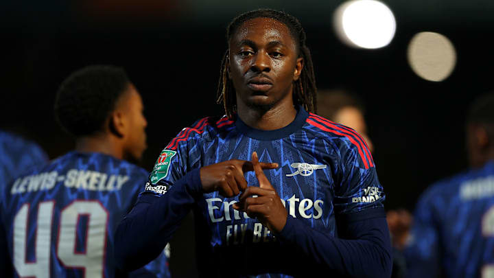 Eberechi Eze was on the scoresheet in Arsenal’s win over Port Vale.