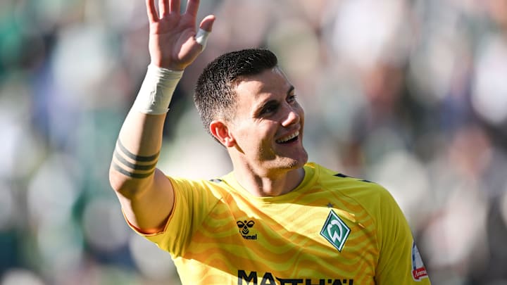 Michael Zetterer im Trikot von Werder Bremen