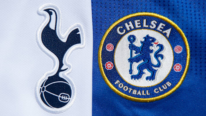 The Tottenham Hotpsur and Chelsea Club Badges