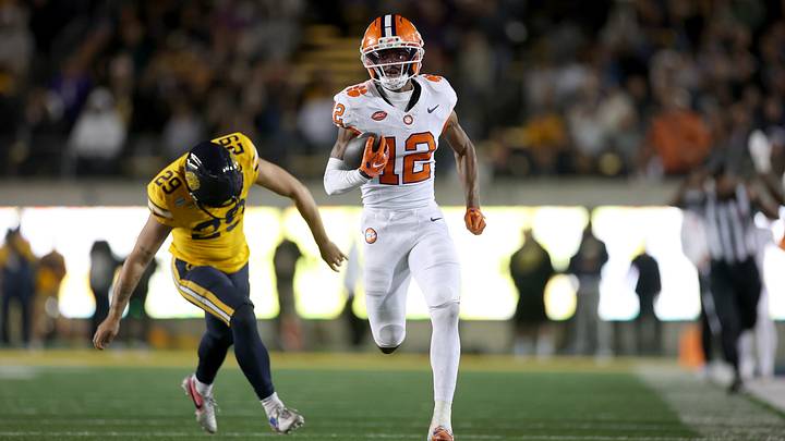 Bryant Wesco Jr., Angus Davies, Clemson Tigers, California Golden Bears Bryant Wesco Jr., Angus Davies, Clemson Tigers, California Golden Bears