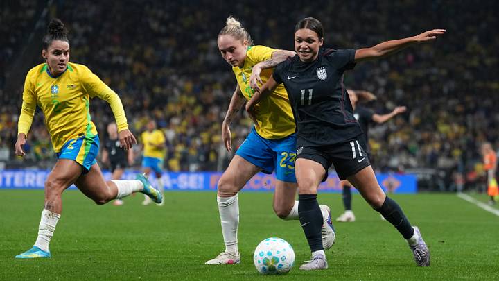 Sophia Wilson (11) was the force behind both of the USWNT’s goals over the last week. Sophia Wilson (11) was the force behind both of the USWNT’s goals over the last week.