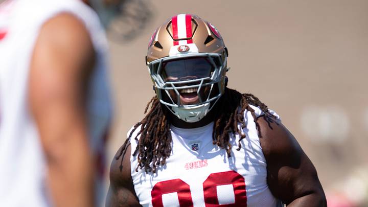 San Francisco 49ers defensive tackle CJ West (99) San Francisco 49ers defensive tackle CJ West (99)