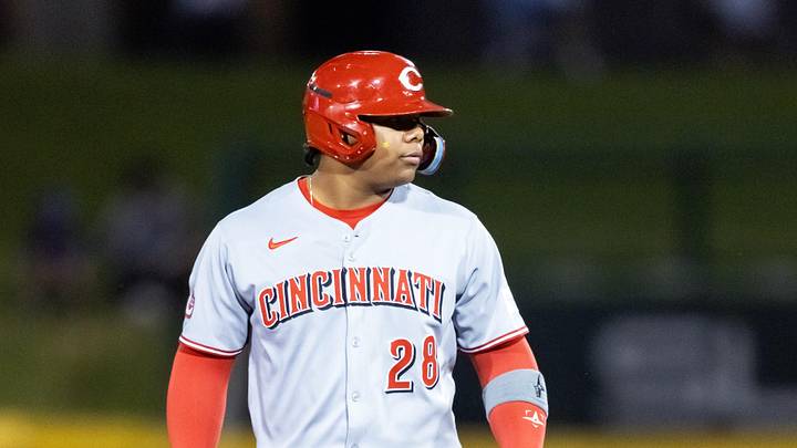 Nov 9, 2025; Mesa, AZ, USA; Cincinnati Reds catcher Alfredo Duno during the Arizona Fall League Fall Stars Game at Sloan Park. Mandatory Credit: Mark J. Rebilas-Imagn Images Nov 9, 2025; Mesa, AZ, USA; Cincinnati Reds catcher Alfredo Duno during the Arizona Fall League Fall Stars Game at Sloan Park. Mandatory Credit: Mark J. Rebilas-Imagn Images