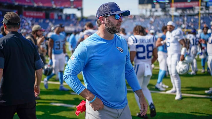 Tennessee Titans coach Brian Callahan