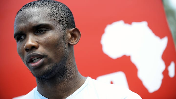 Kameruns Fußballlegende Samuel Eto'o Kameruns Fußballlegende Samuel Eto'o