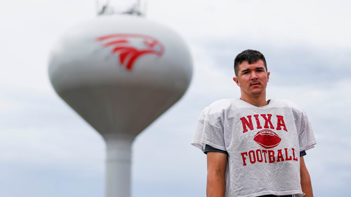 Nixa High School freshman Jackson Cantwell is a 6-foot-8 multi-sport athlete and has already scored a 33 on the ACT.

Tnixa Football00009