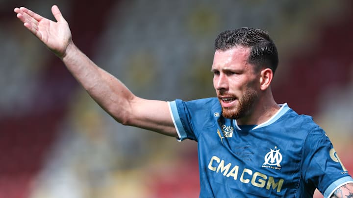 Pierre-Emile Hojbjerg avec l'OM
