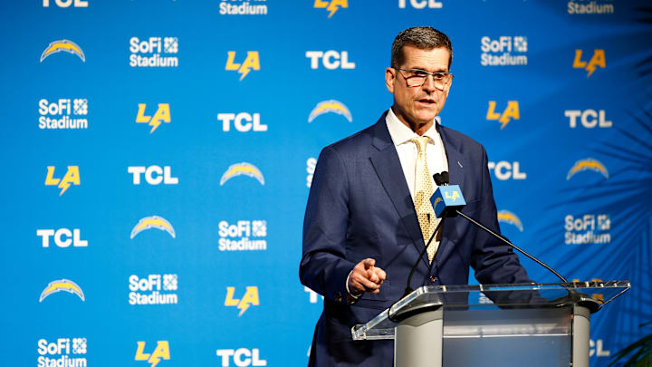 Los Angeles Chargers Introduce Jim Harbaugh As Head Coach
