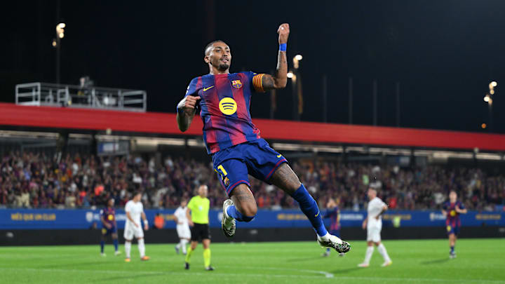 Inteligência Artificial destaca Raphinha, do Barcelona, para o duelo