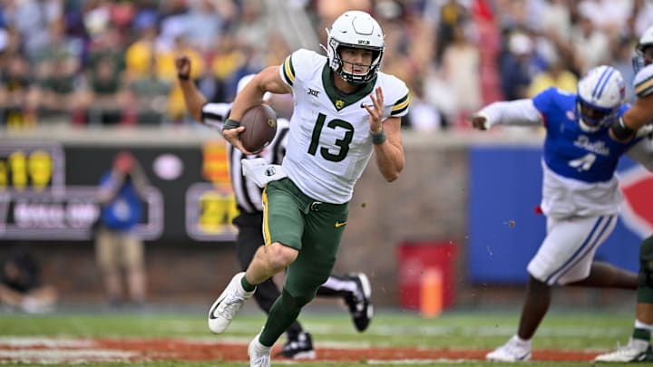 Baylor QB Sawyer Robertson has helped his NFL Draft stock in Week 2. 