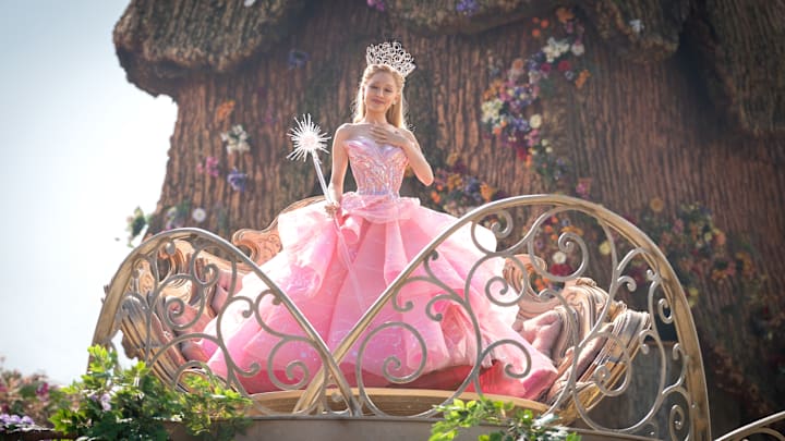 Ariana Grande is Glinda in WICKED, directed by Jon M. Chu