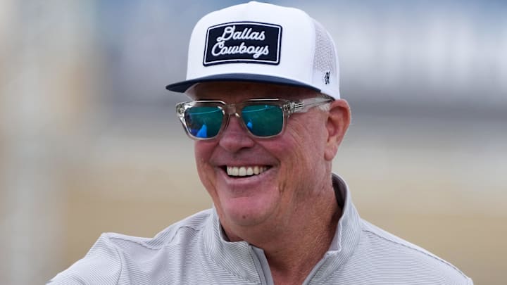 Dallas Cowboys chief operating officer Stephen Jones at training camp at the River Ridge Fields.