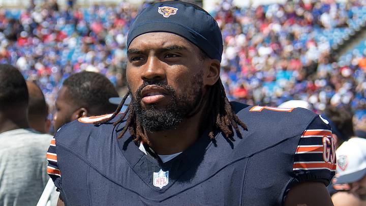 Chicago Bears offensive tackle Braxton Jones.