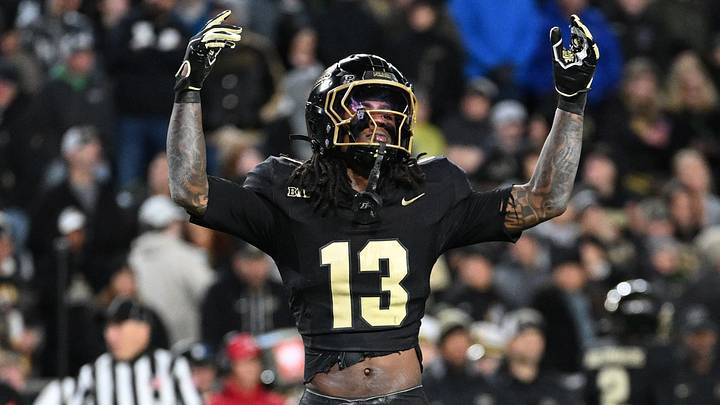 Purdue Boilermakers defensive back John Slaughter (13). Purdue Boilermakers defensive back John Slaughter (13).