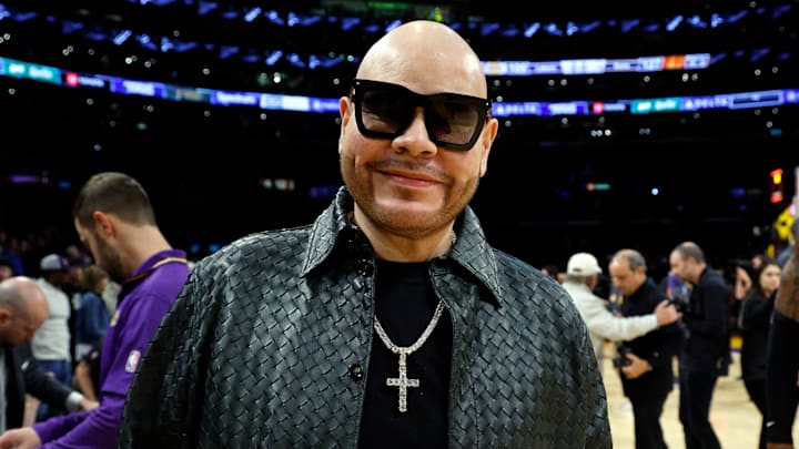 Celebrities At The Los Angeles Lakers Game
