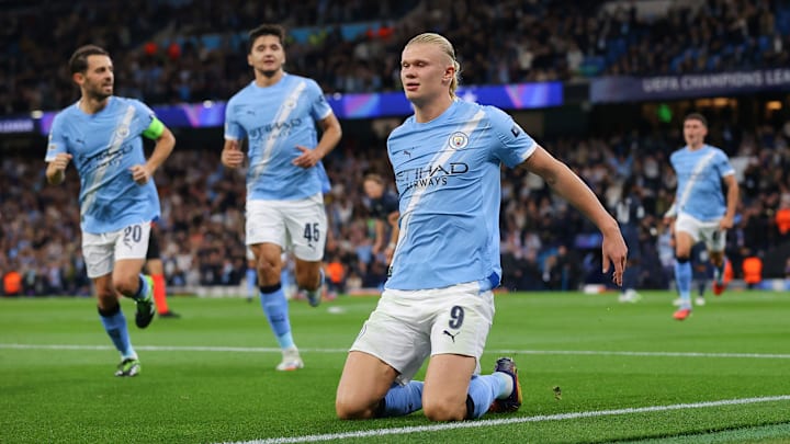 Erling Haaland broke another record for Man City on Thursday.
