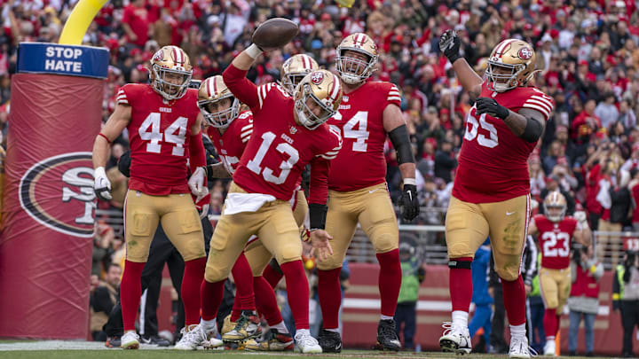 December 11, 2022; Santa Clara, California, USA; San Francisco 49ers quarterback Brock Purdy (13)