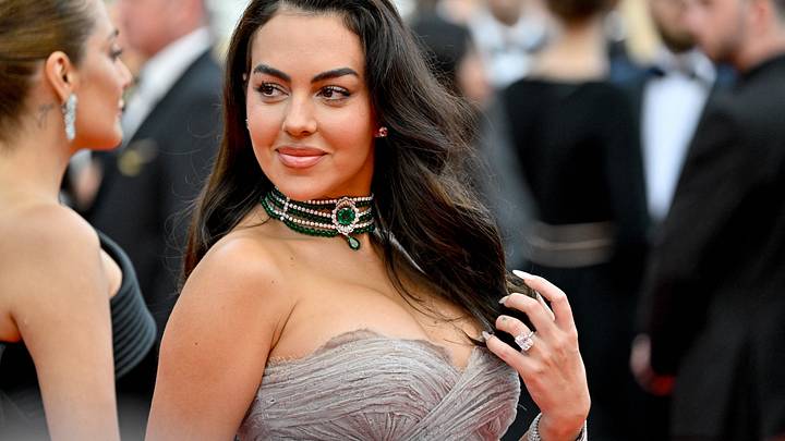 Georgina Rodriguez attending the screening of the movie "Fjord." Georgina Rodriguez attending the screening of the movie "Fjord."