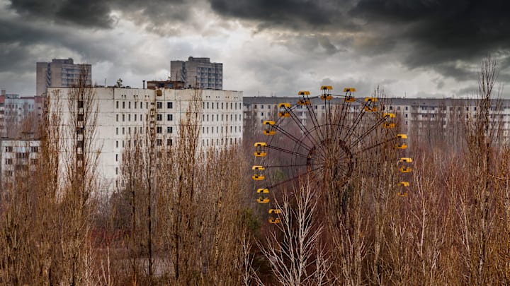 Pripyat, part of the Chernobyl Exclusion Zone.