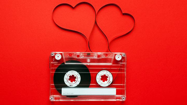 Vintage audio cassette Vintage audio cassette