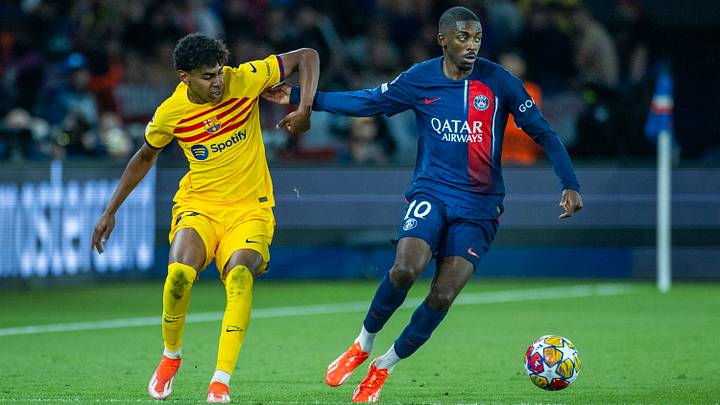 Ousmane Dembele, Lamine Yamal, PSG vs Barcelona Ousmane Dembele, Lamine Yamal, PSG vs Barcelona