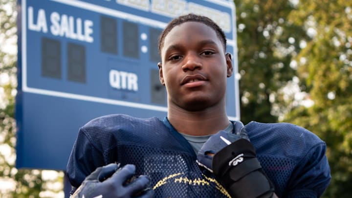La Salle's 2025 football roster includes standouts like linebacker Zykee Scott.