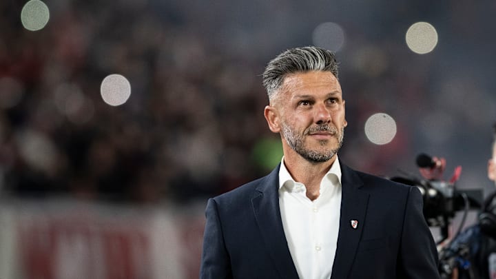 Martin Demichelis of River Plate is seen during a match... Martin Demichelis of River Plate is seen during a match...