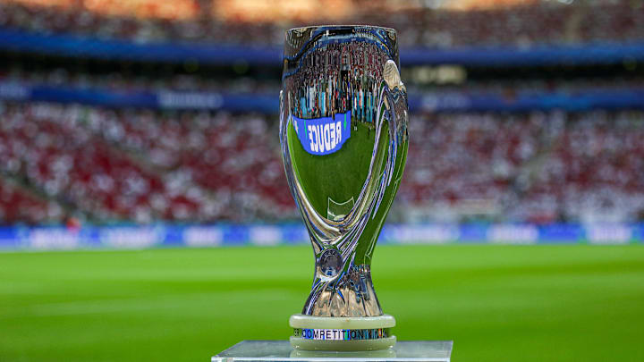 The UEFA Super Cup is contested at the beginning of each season.