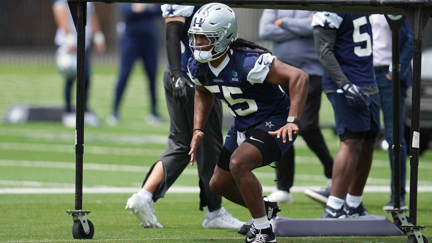 Jaishawn Barham Spoke at Cowboys Practice & Was as Intense as Expected