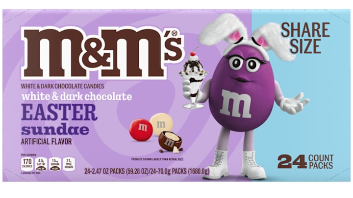 M&M's Easter Sundae Image. Image Credit to Mars. 