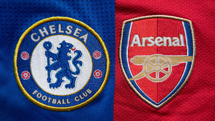 Chelsea and Arsenal Club Crests Chelsea and Arsenal Club Crests