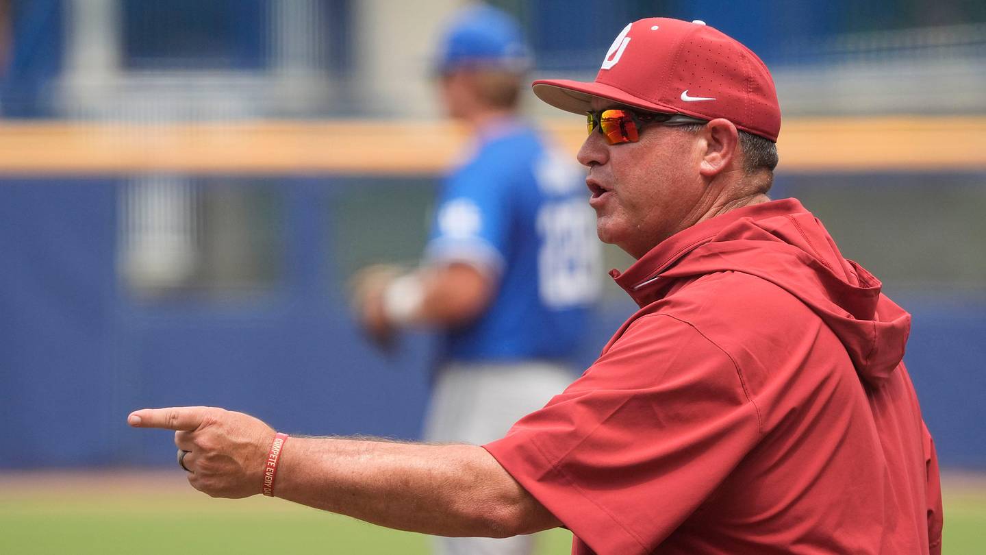 Oklahoma is clearly must-see TV with Super Regional times announced